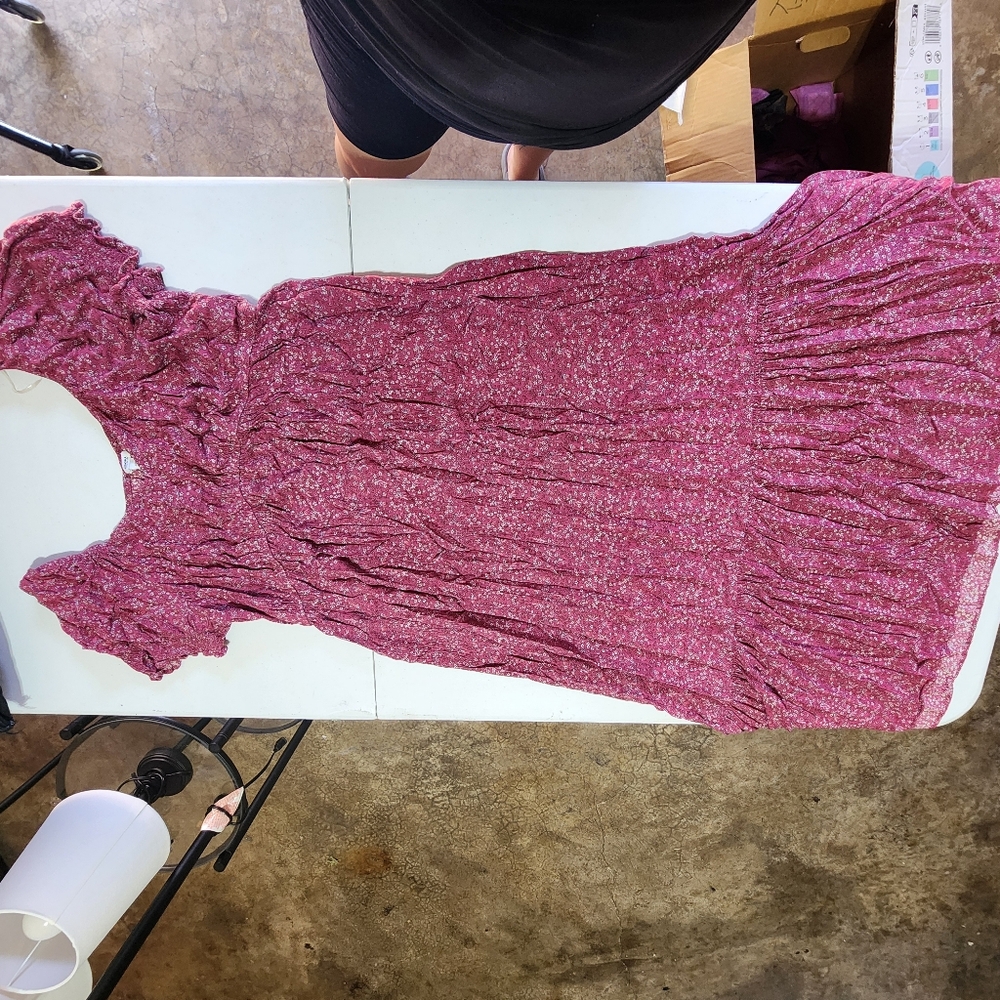 Maternity maxi dress